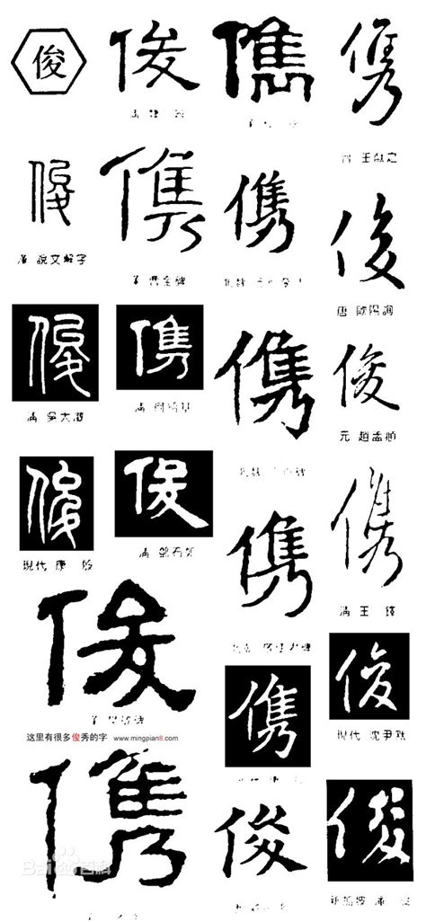 俊造詞|俊造詞，俊字的造詞